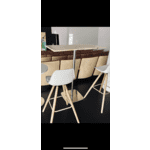 Table Haute ou de présentation plateau bois 100x50cm 100x50cm